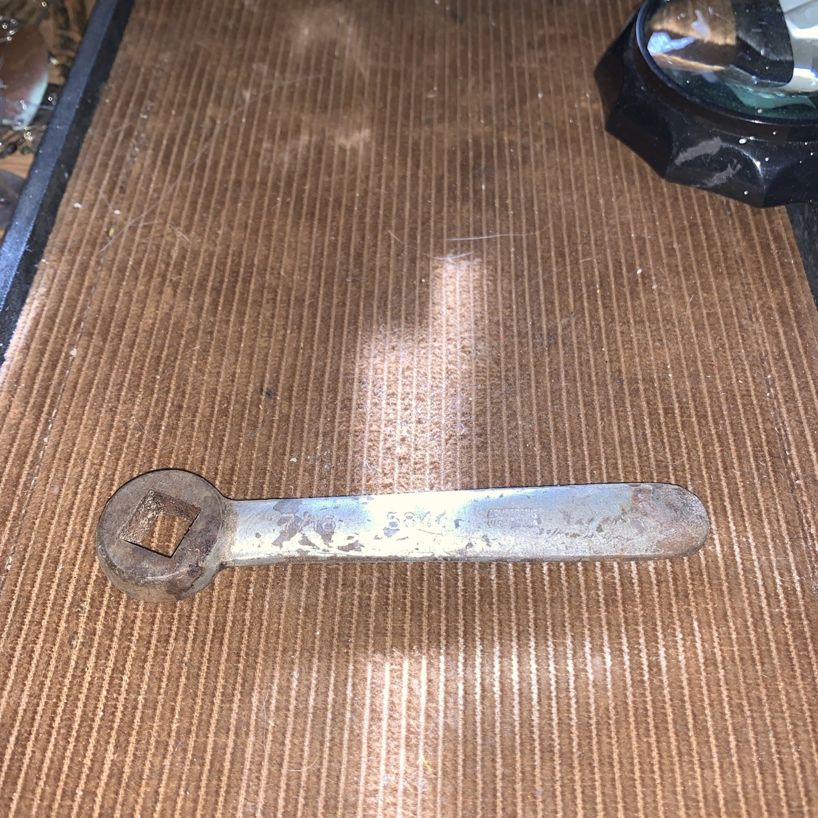 Vintage Machine Lathe Tool Armstrong 7/16 Square 584 Wrench Vintage Machine Lathe Tool Armstrong 7/16 Square 584 Wrench