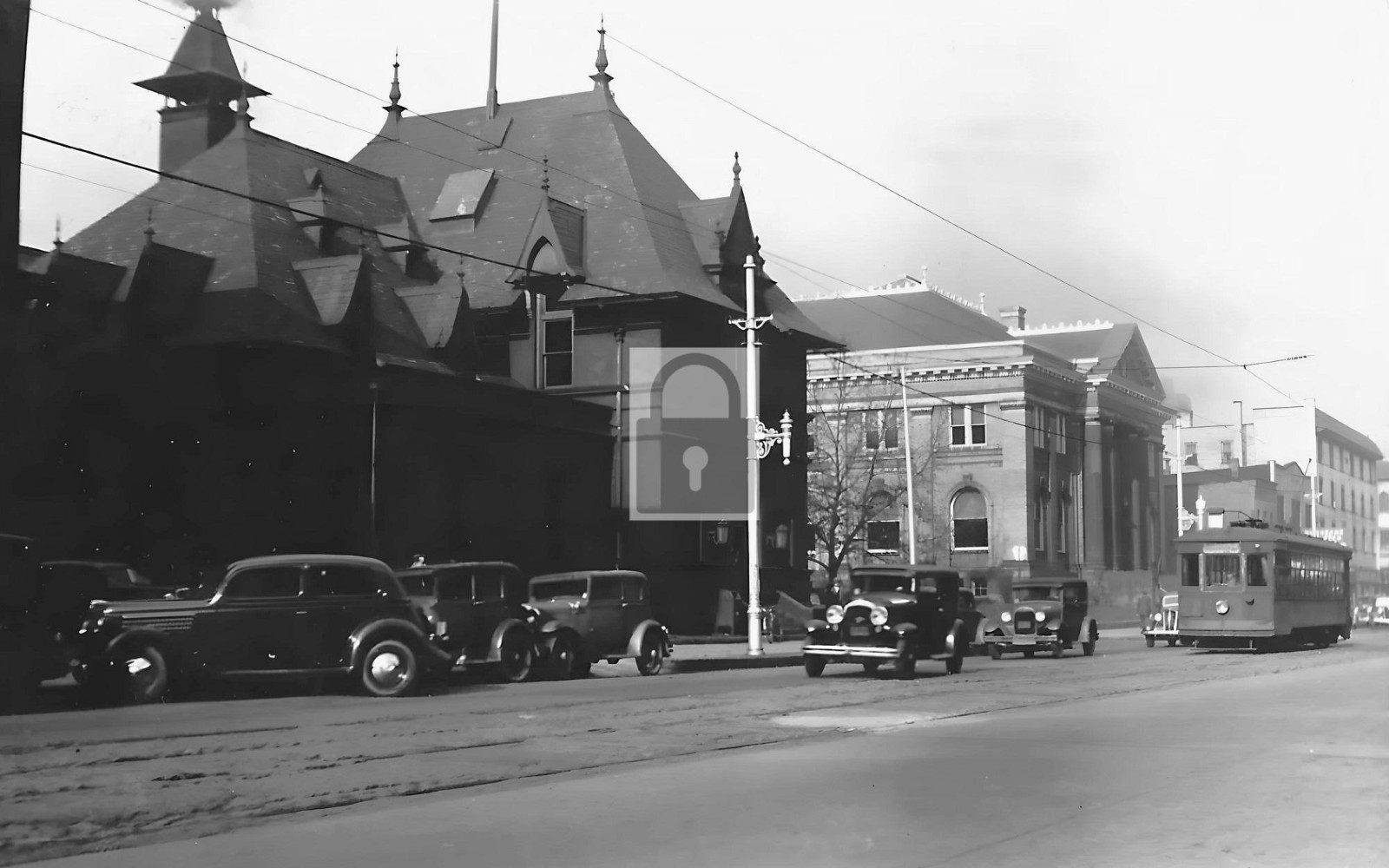 Street View Trolley Car Beaver Falls Pennsylvania PA - Reprint