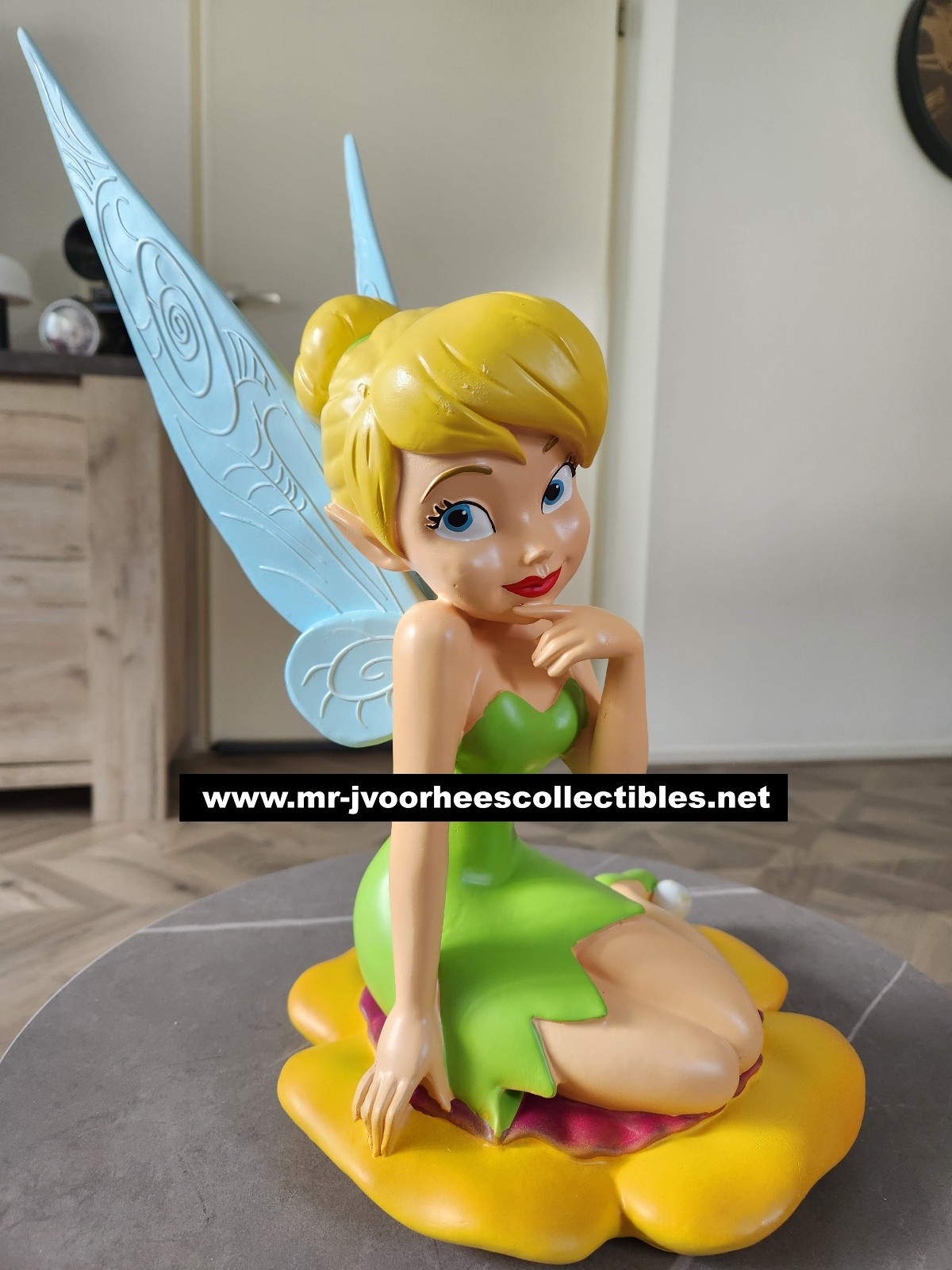 Walt Disney Peter Pan Tinkerbell Sitting Big Figurine Statue
