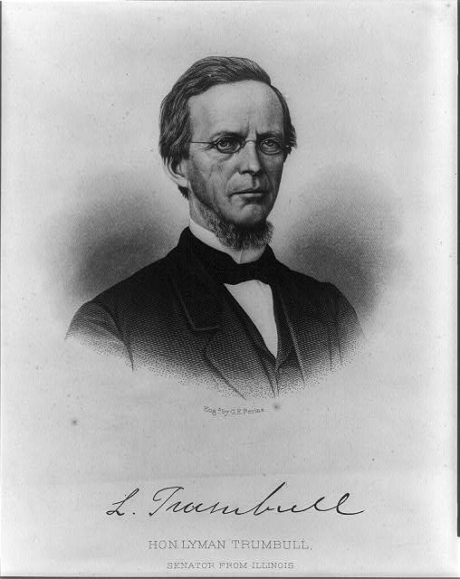 Photo:Lyman Trumbull Illinois Senator 1860s Portrait Print