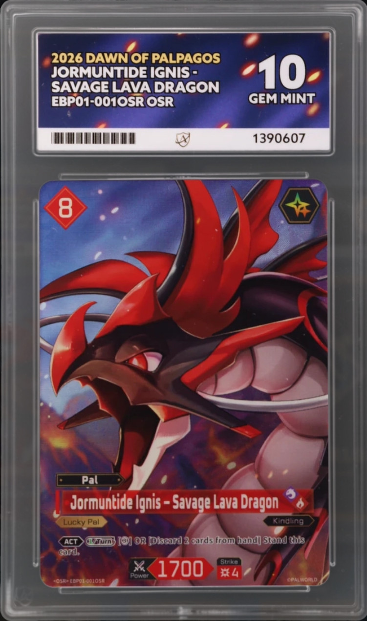 Jormuntide Ignis EBP01-001 OSR - Dawn of Palpagos Palworld TCG - ACE 10