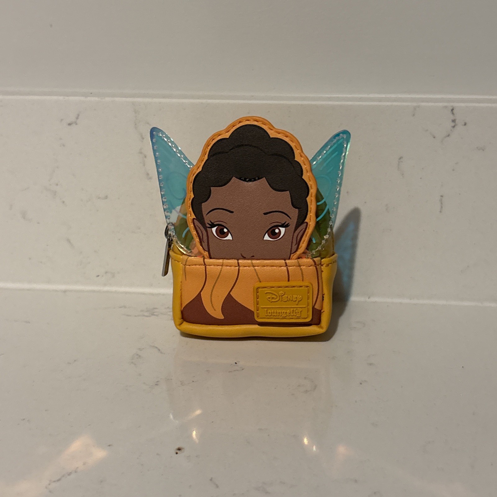 Loungefly Disney Fairies Iridessa Cosplay Mini Backpack Bag Charm Keychain NEW