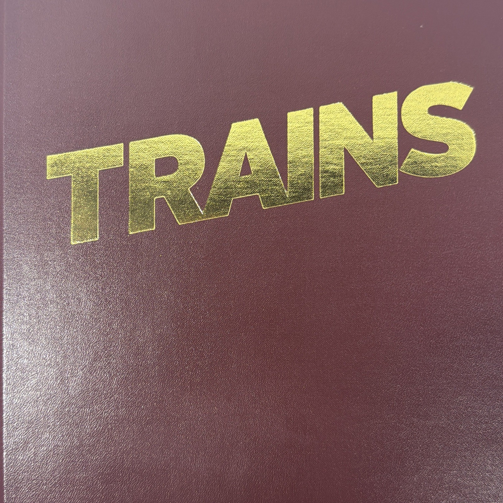 TRAINS Magazine Bound Volume 63 Full Year 2003 Kalmbach Publishing Jan-Dec MINT TRAINS Magazine Bound Volume 63 Full Year 2003 Kalmbach Publishing Jan-Dec MINT