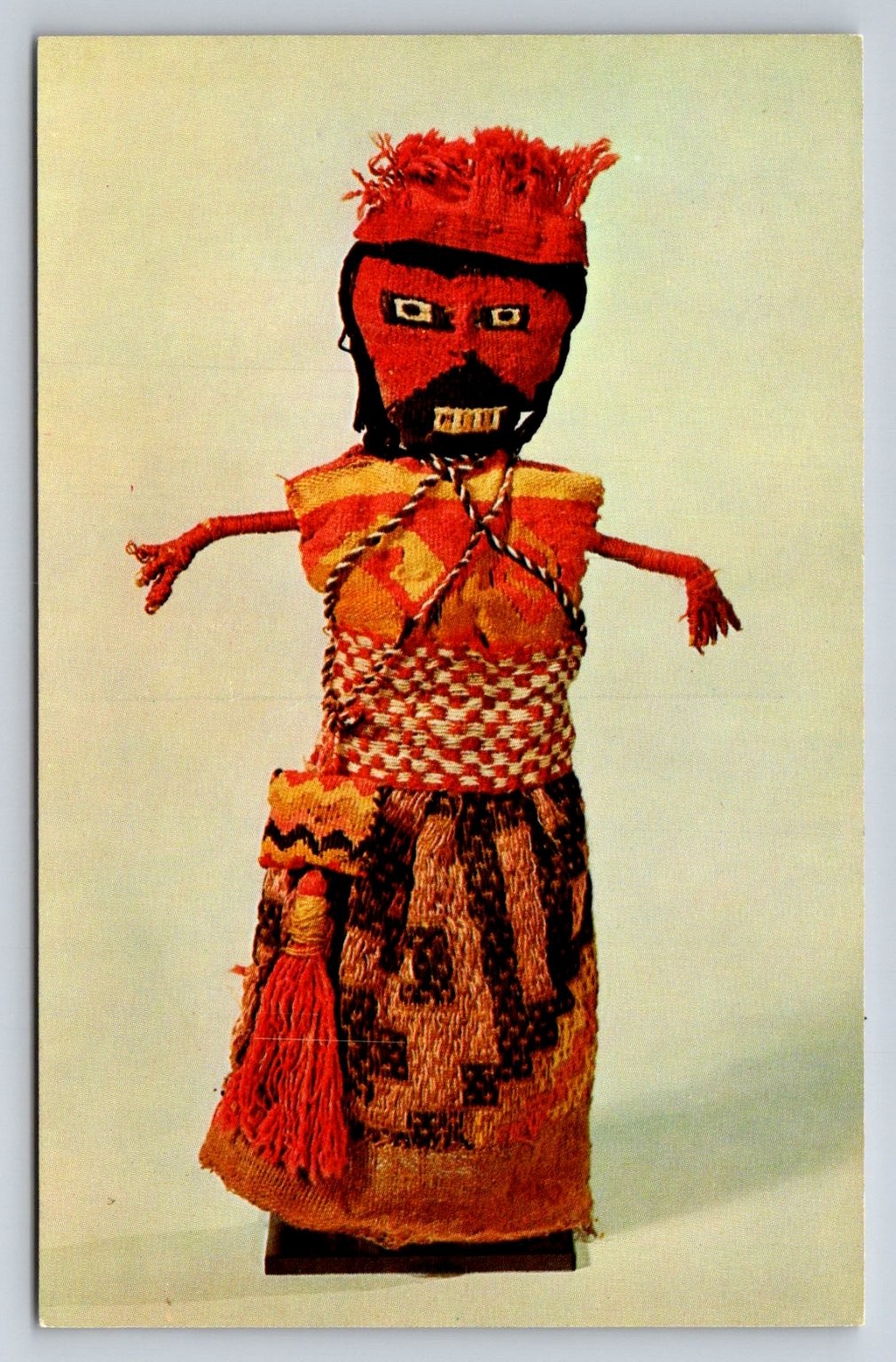 Peru Chancay Textile Doll Virginia Museum of Fine Arts Postcard