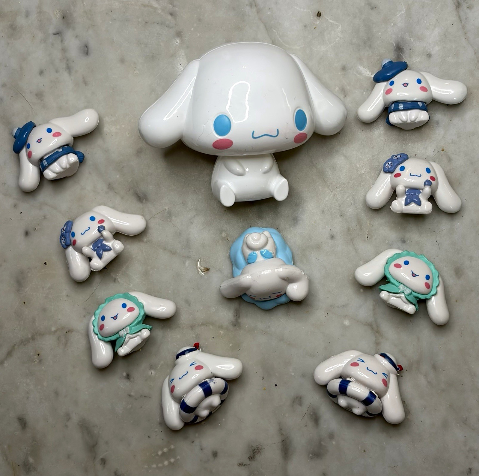 Cute Cinnamoroll Mini Figurine Set-10 PVC Figures 1-2.5” Toy Decor Cake Topper 
