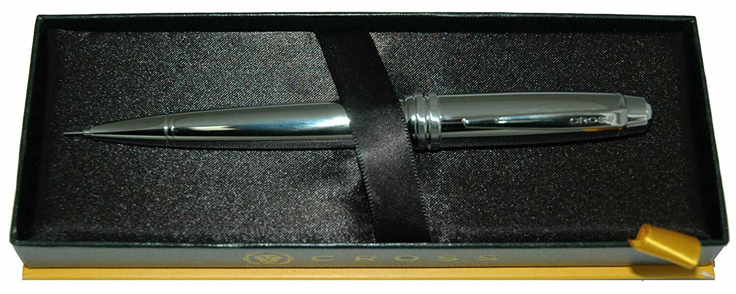 CROSS BAILEY CHROME 0.7 MM PENCIL BOXED AT0453-10 CROSS BAILEY CHROME 0.7 MM PENCIL BOXED AT0453-10