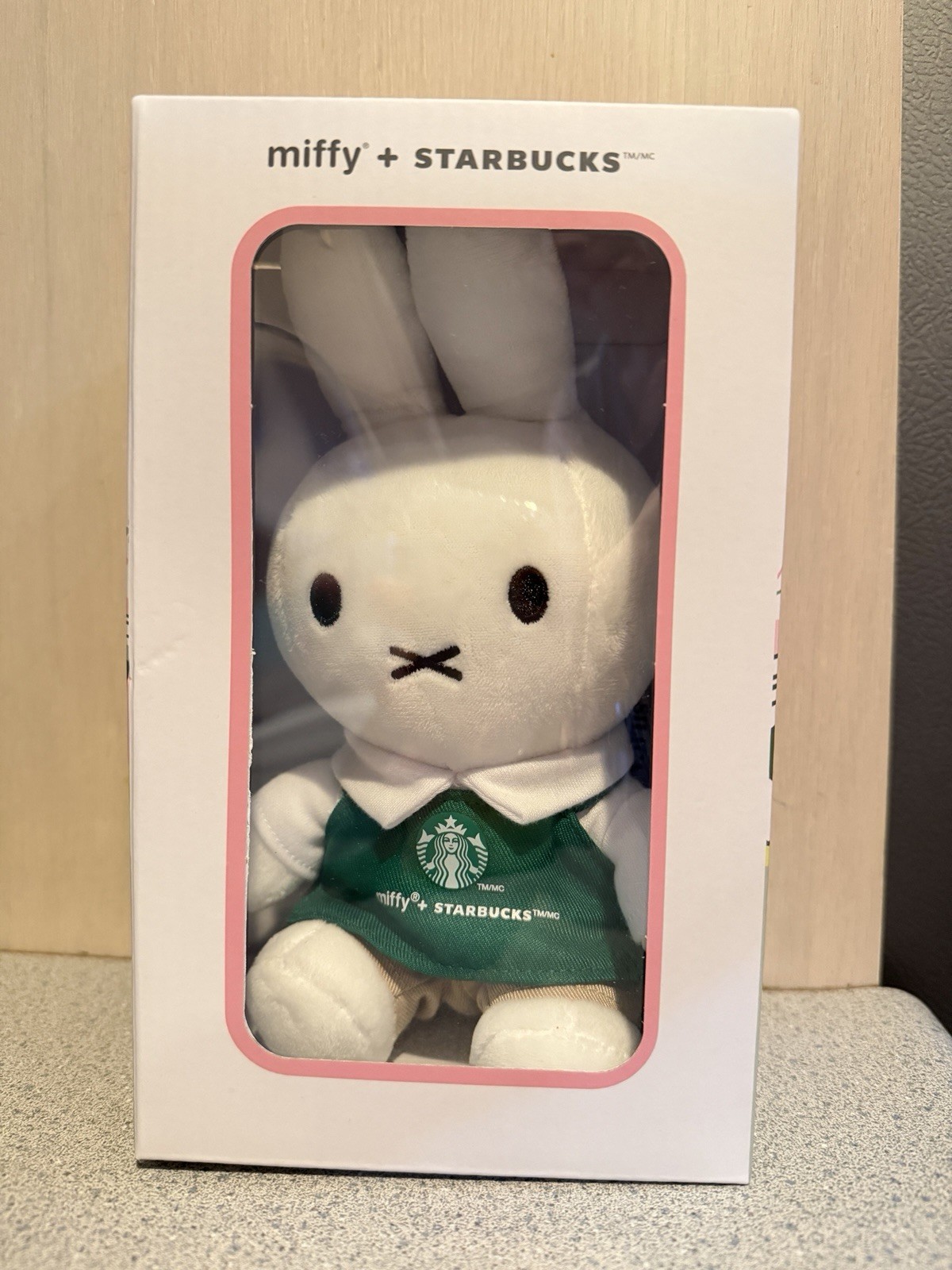 NEW Starbucks x Miffy Boxed Plush Bunny Rabbit Barista Apron 2026 Limited LE