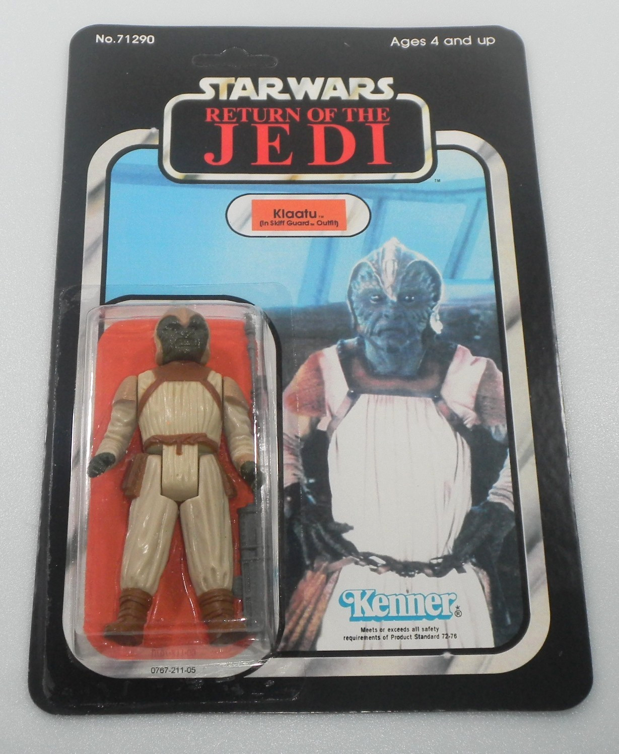 RECARDED 1983 Klaatu Skiff Guard Star Wars ROTJ 100% Complete Vintage Figure Lot