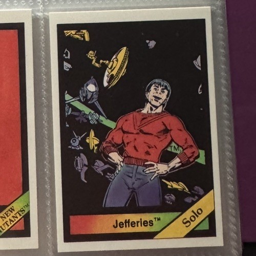 Madison Jefferies #51 (1987 Marvel Universe Series I) Solo Comic Images Madison Jefferies #51 (1987 Marvel Universe Series I) Solo Comic Images