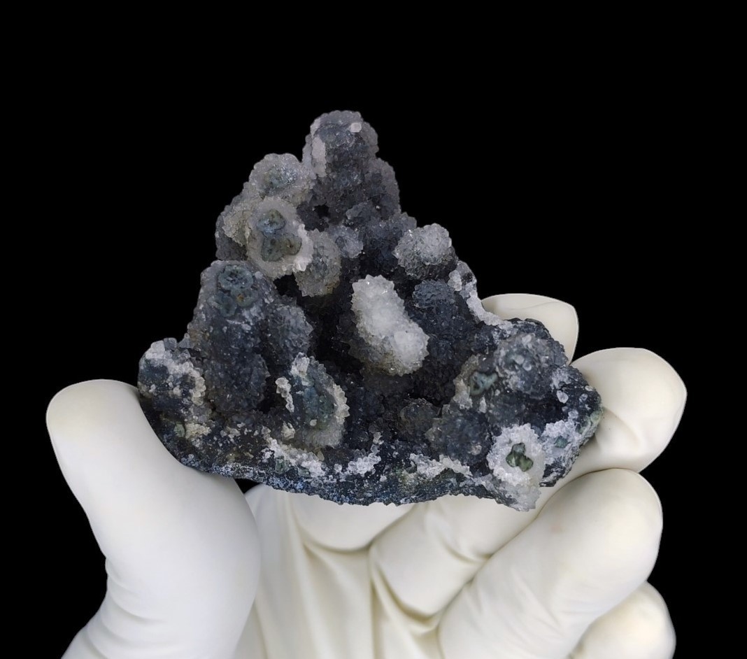Natural Black Chalcedony Minerals #73