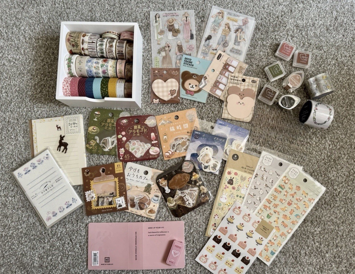 Huge Kawaii Stationery Sticker Lot from Japan Korea & Taiwan