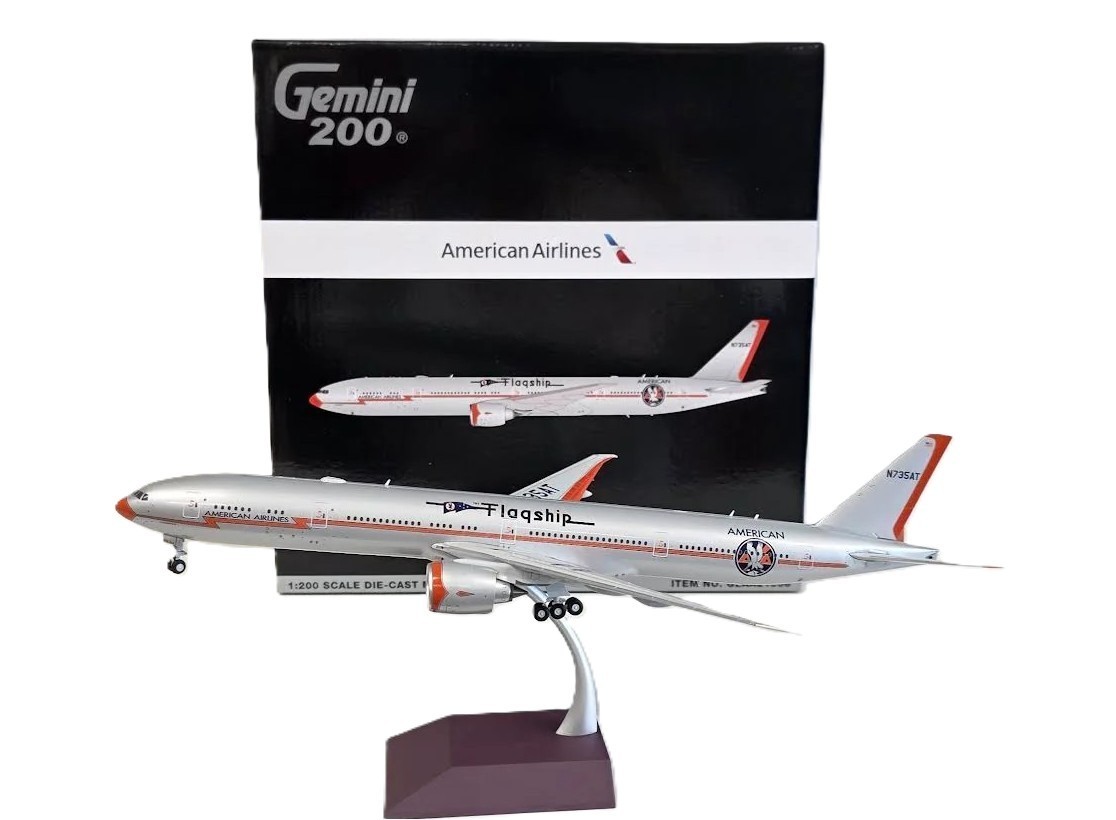 Gemini Jets G2AAL1508 American Airlines 777-300ER DFW N735AT Diecast 1/200 Model
