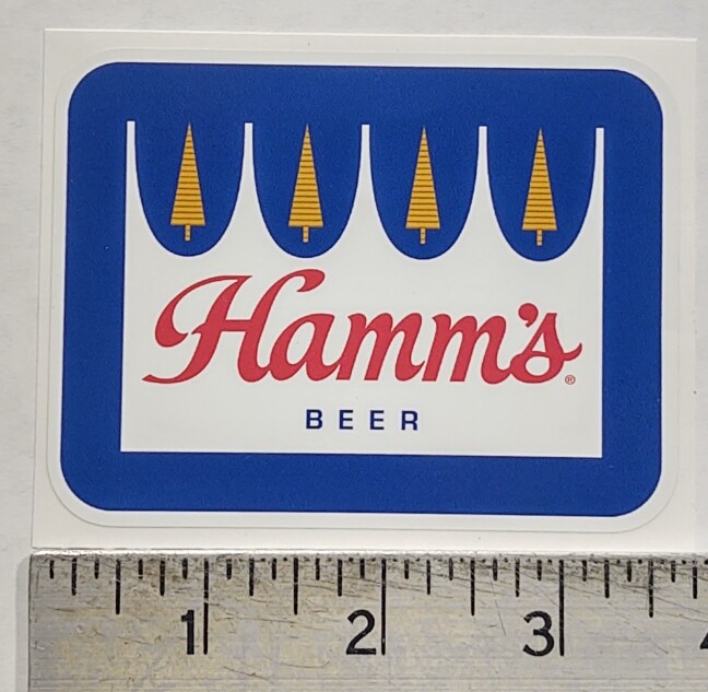 Vintage Hamm\'s Beer sticker decal Vintage Hamm\'s Beer sticker decal
