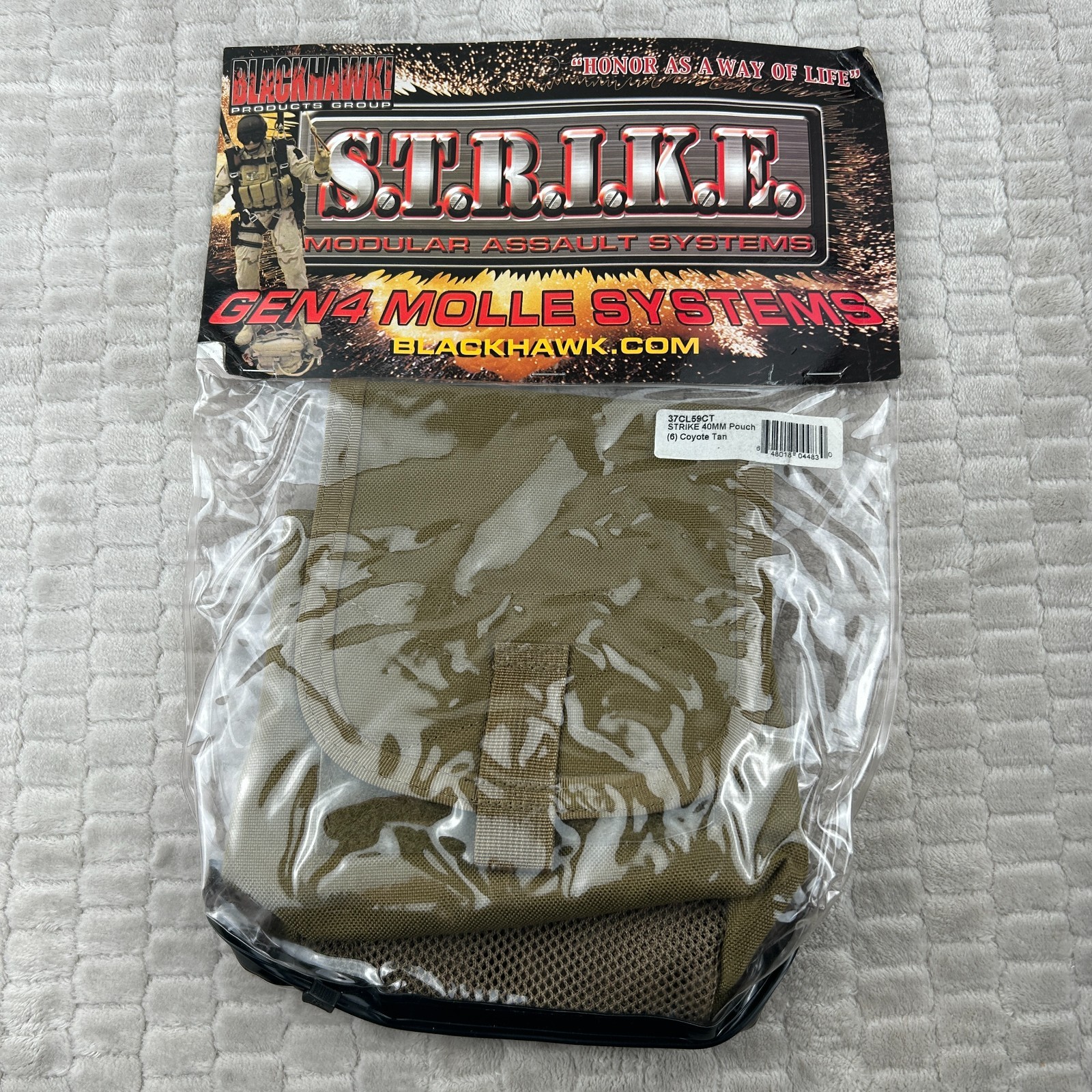 BlackHawk STRIKE MOLLE 40MM Pouch Coyote Tan 37CL59CT OEM NOS NEW BlackHawk STRIKE MOLLE 40MM Pouch Coyote Tan 37CL59CT OEM NOS NEW