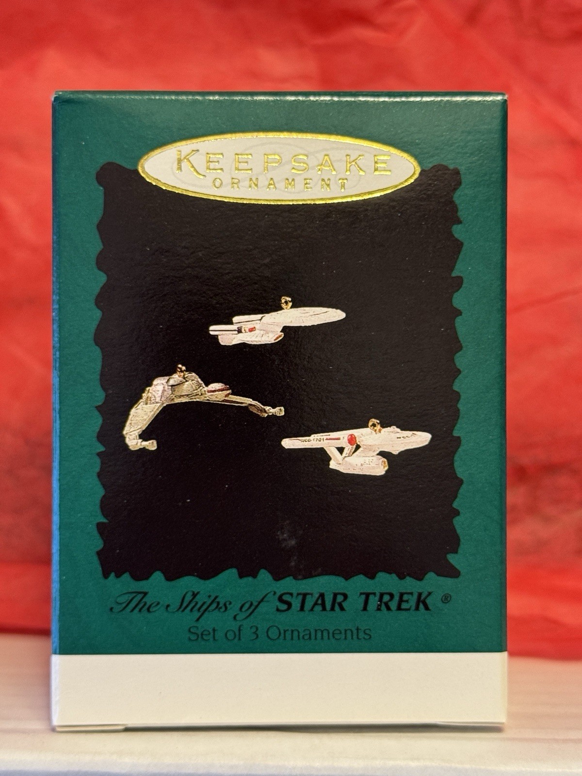 HALLMARK 1995 THE SHIPS OF STAR TREK MINIATURE ORNAMENT SET