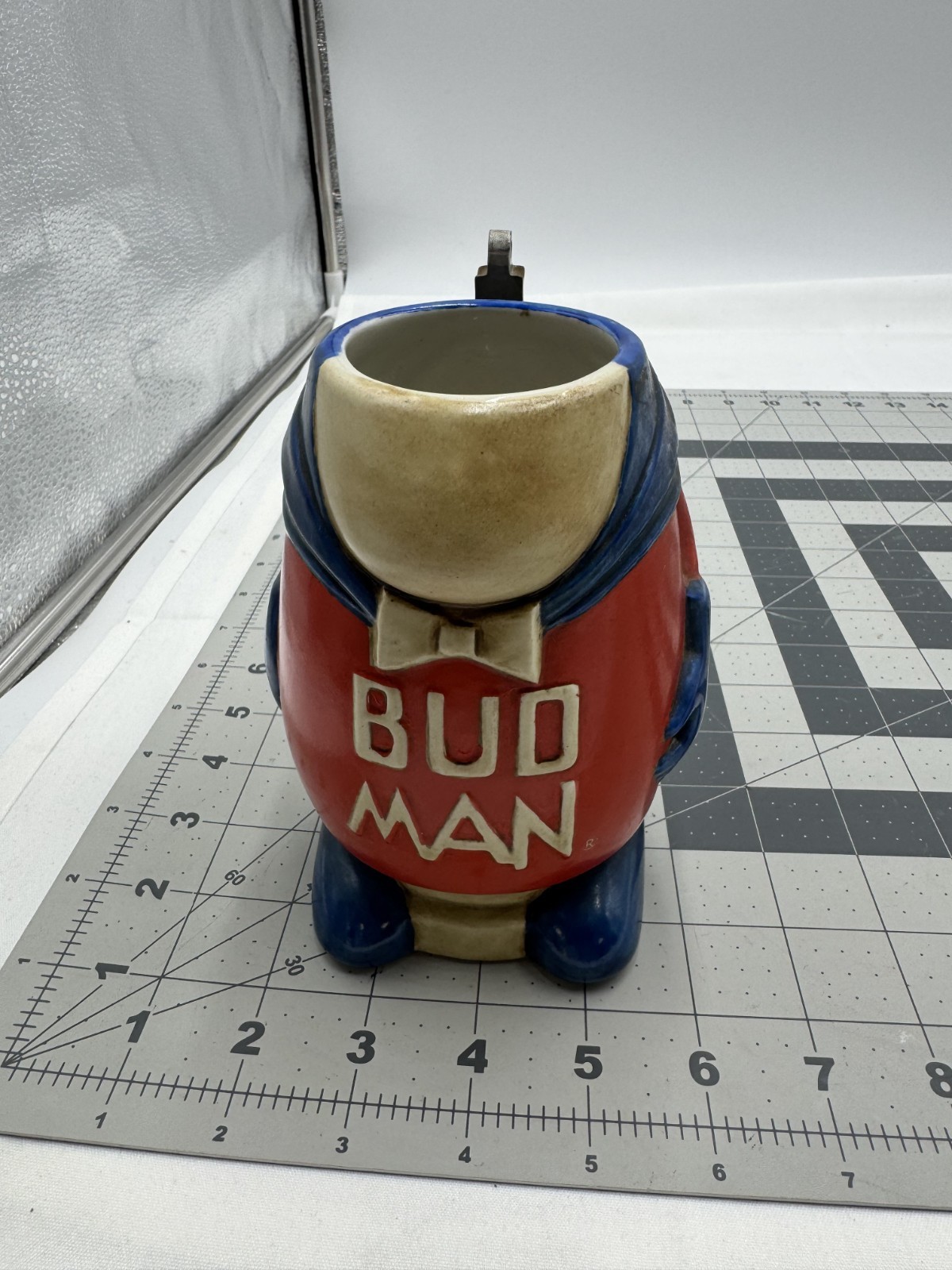 1970\'s Ceramarte Bud Man Stein MISSING HEAD