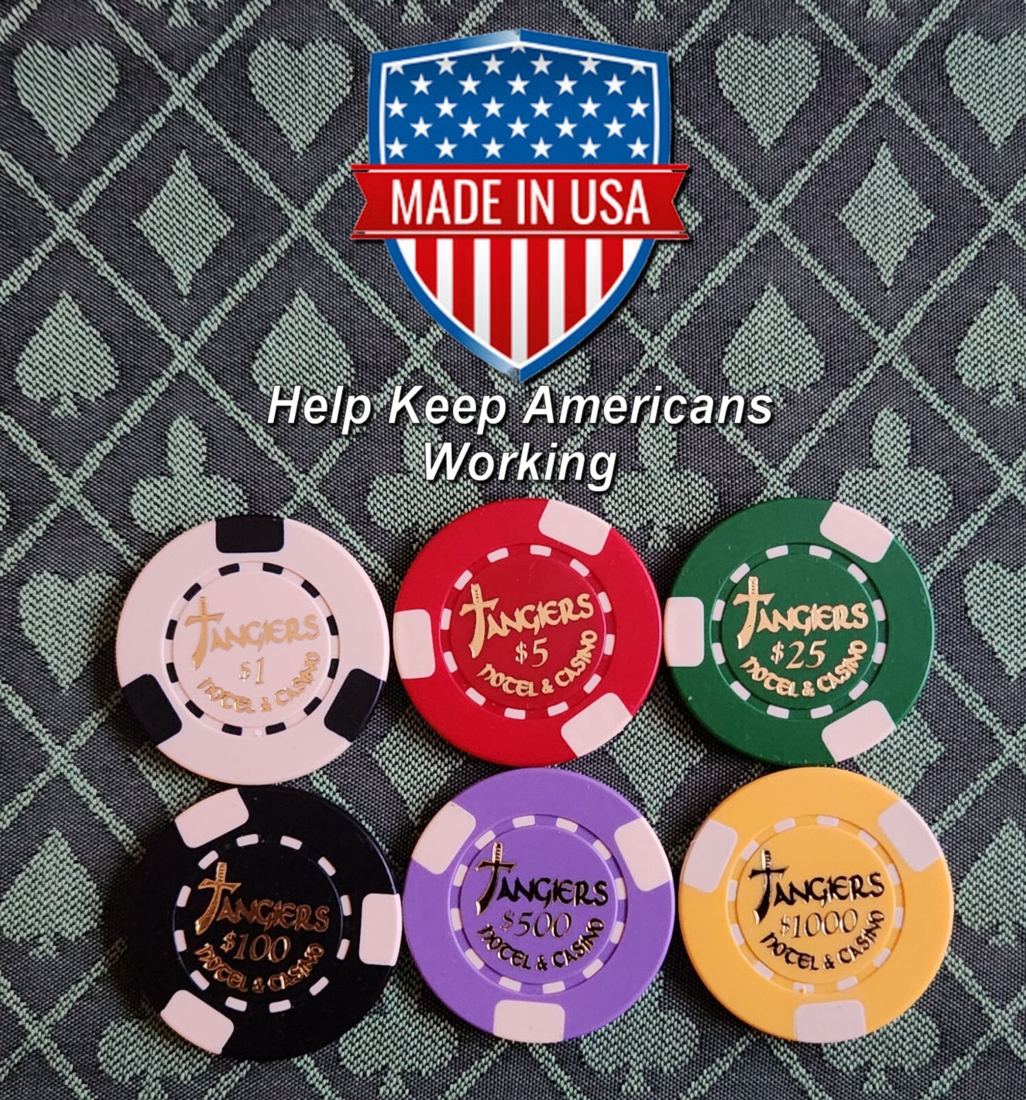 Casino Movie, Tangiers Hotel & Casino, Poker Chips - Replica Props, Plus BONUS Casino Movie, Tangiers Hotel & Casino, Poker Chips - Replica Props, Plus BONUS