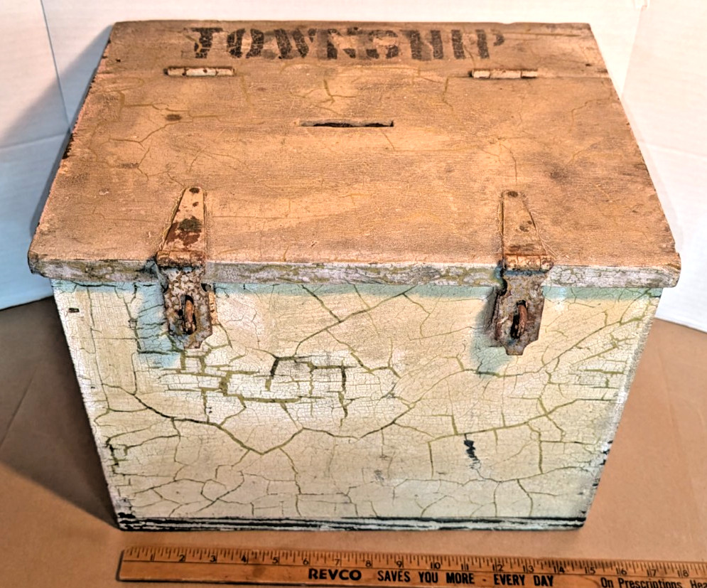 Antique Voting Ballot Box Antique Voting Ballot Box
