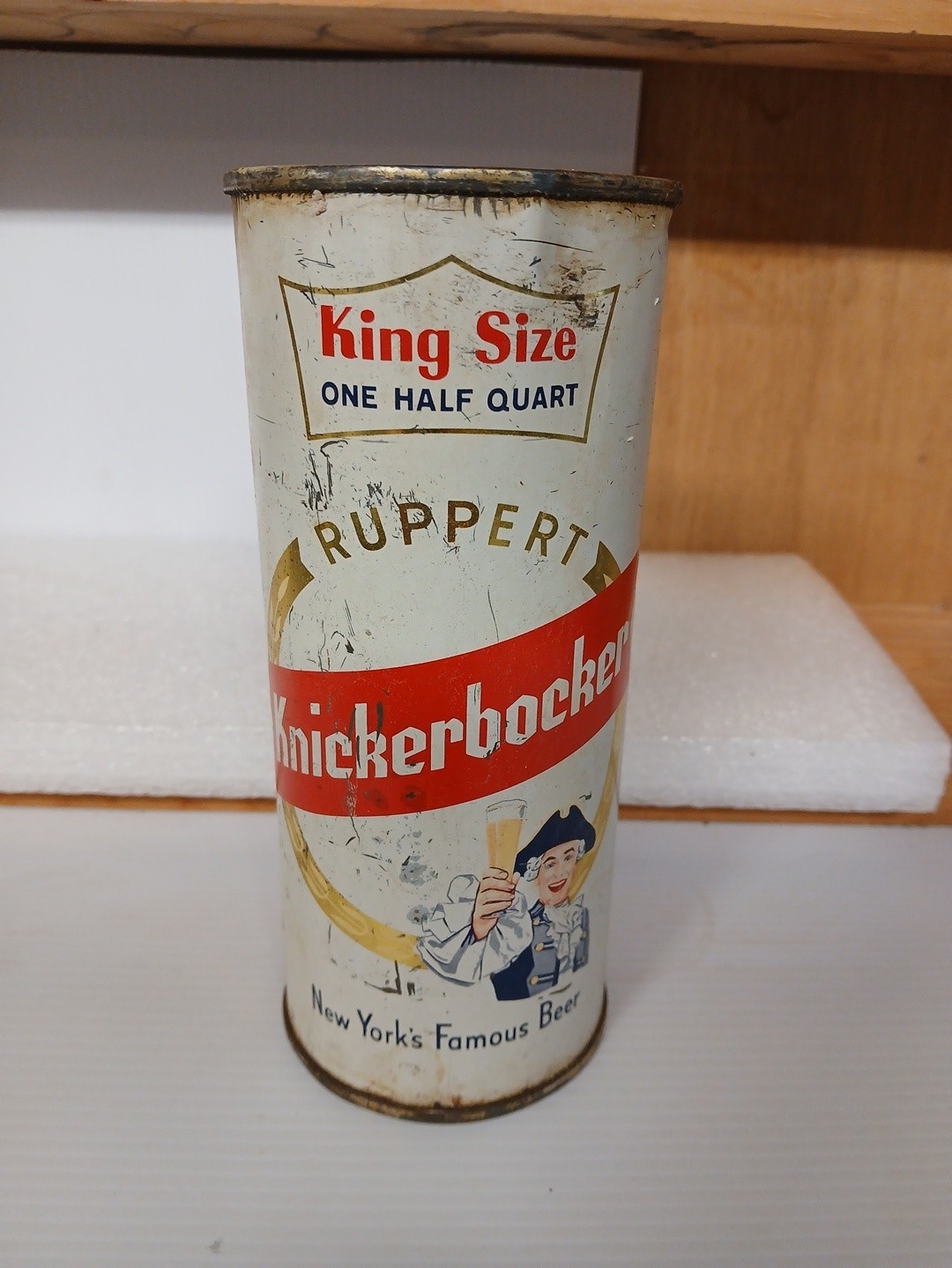 Ruppert Knickerbocker 16OZ Flat Top Beer Can
