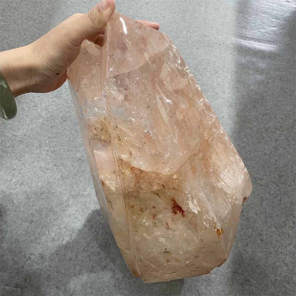 43.9LB RareA++ Top Natural Clear Quartz Cluster Crystal Geode Druzy Energy Rock