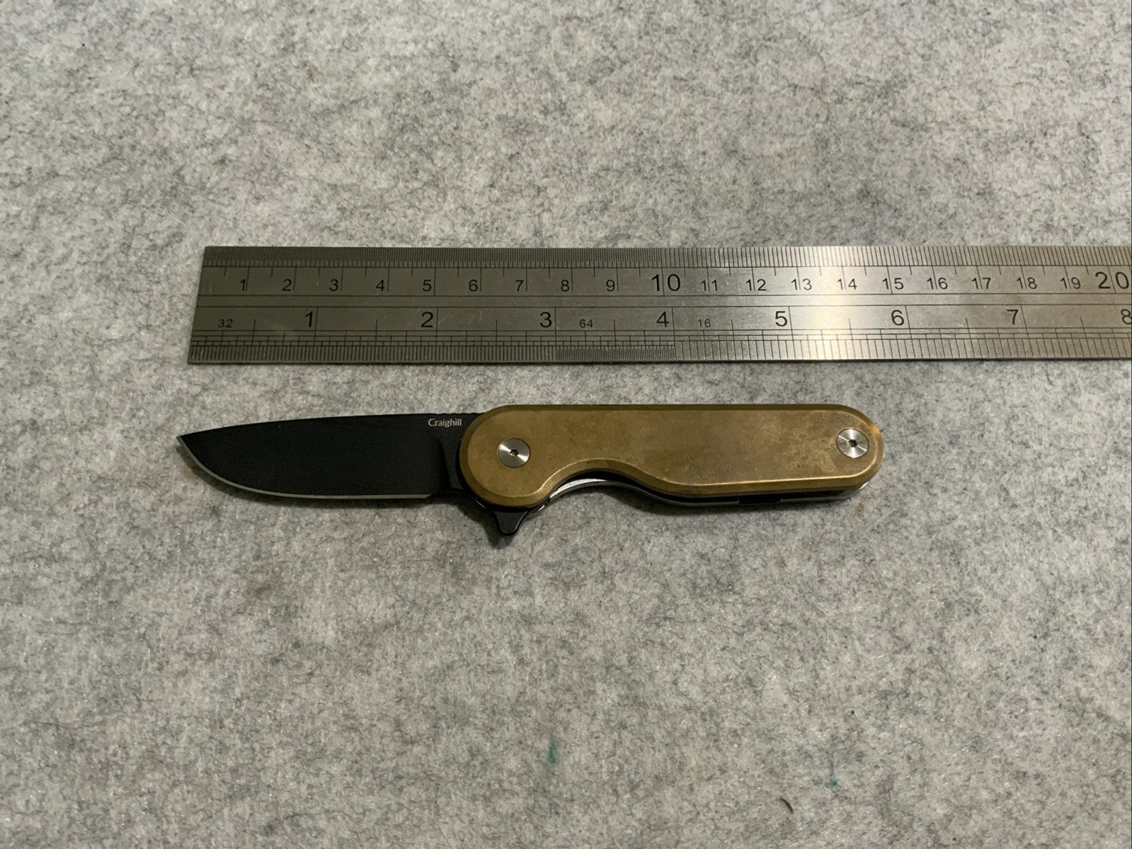 Craighill Metal Framelock Pocket Knife 5.5” Overall Very Clean