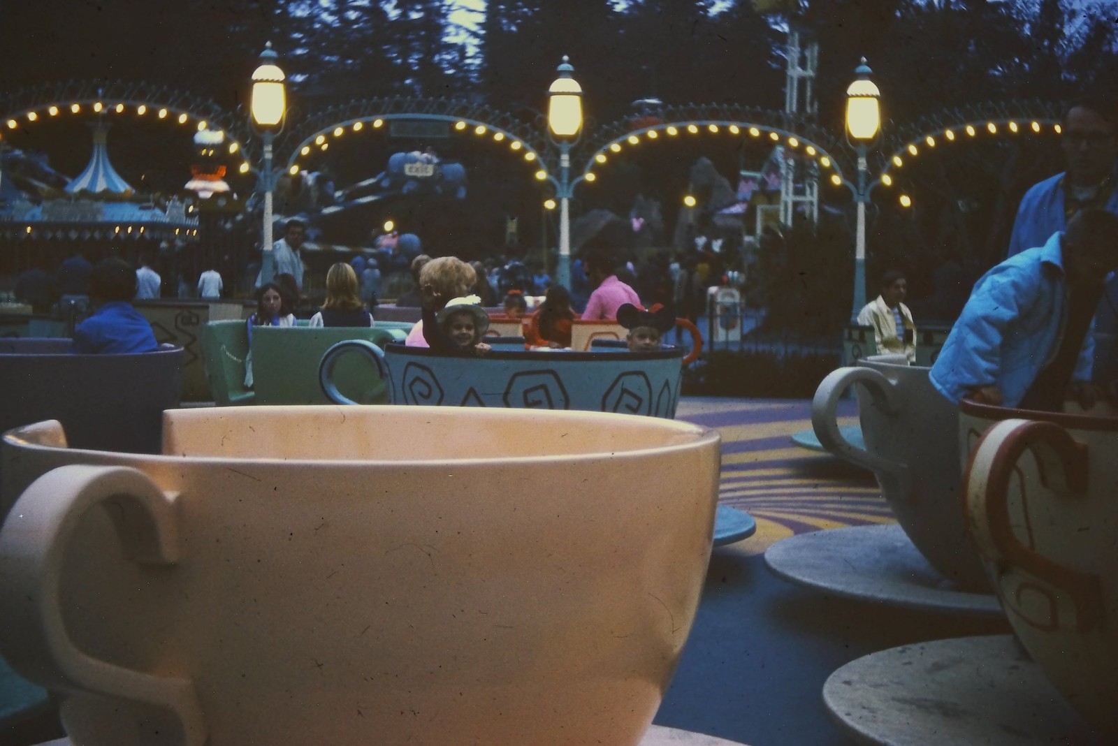 c1970's 35mm Slide Film Mad Tea Party Ride Disneyland Park Anaheim California c1970's 35mm Slide Film Mad Tea Party Ride Disneyland Park Anaheim California