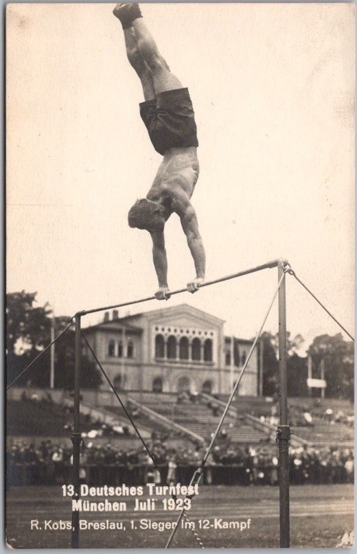 1923 DEUTSCHES TURNFEST - Munich, Germany Photo RPPC Postcard \
