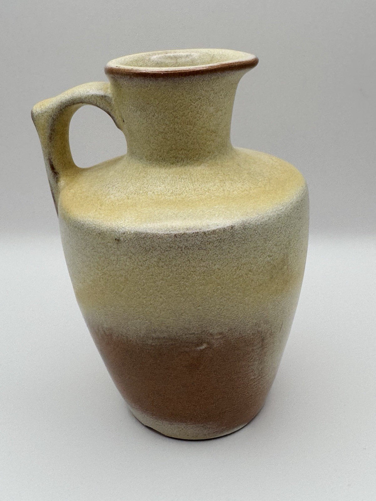 Vtg Frankoma Pottery Desert Gold Jug Ewer Syrup Pitcher 838 Retro Boho Southwest