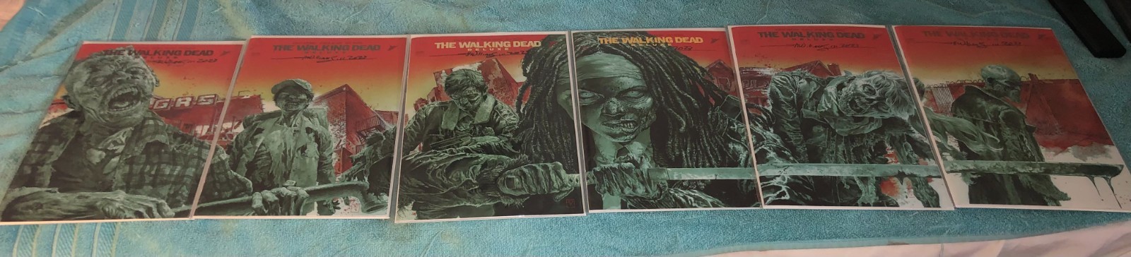 The Walking Dead Deluxe Interlocking 6 Book Set-Sing By J.H. Williams III 
