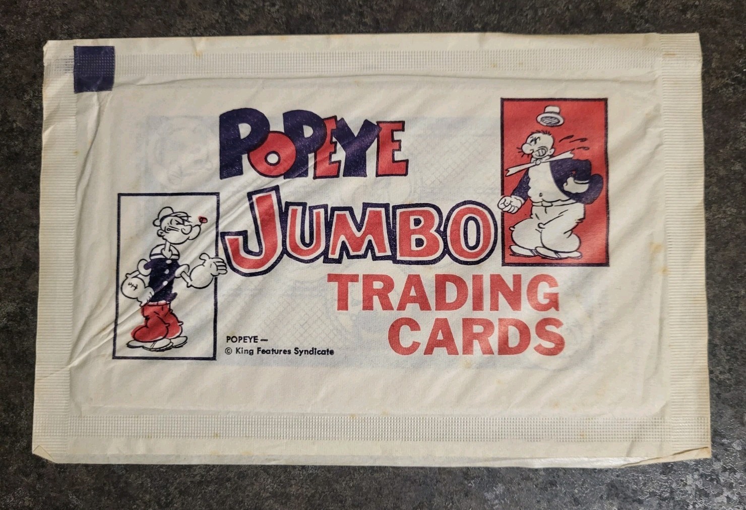 1962 Dynamic Toy Popeye Jumbo Trading Cards FACTORY SEALED Pack Beautiful Cond