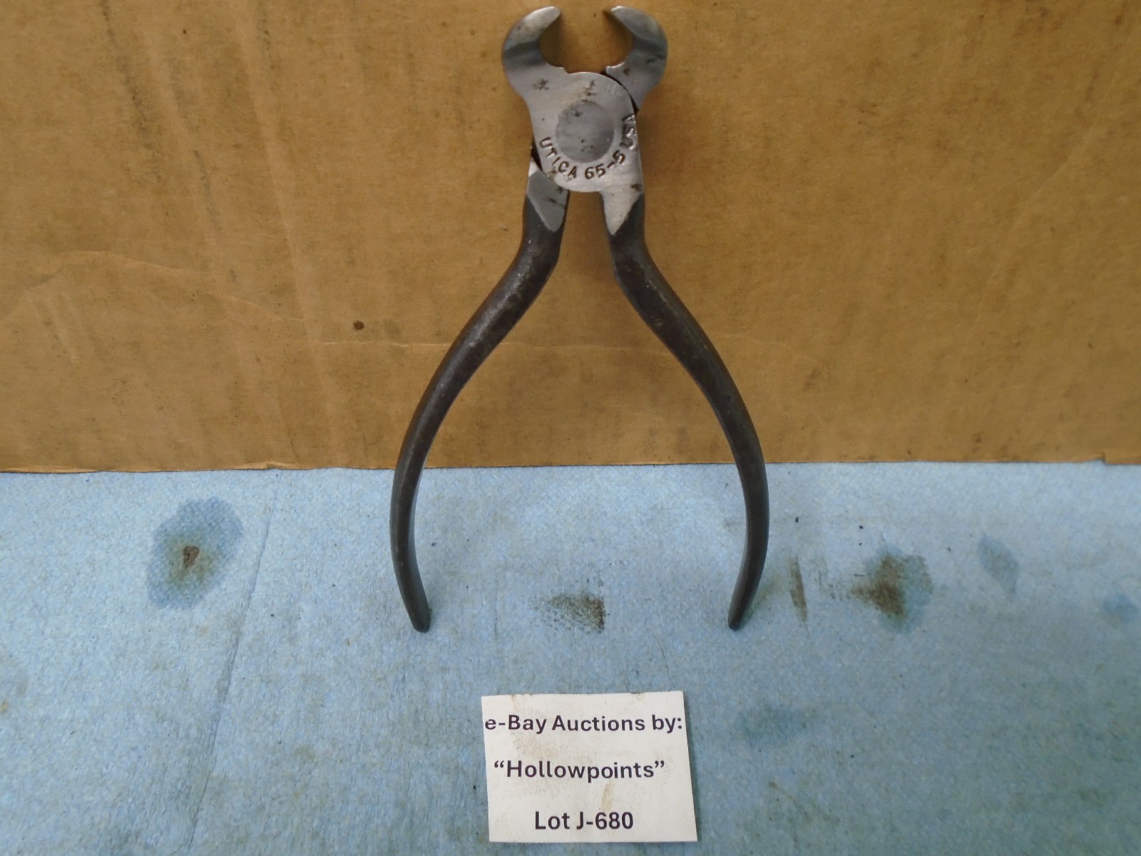 Utica Vintage no. 65-5 End Nipper Cutter Pliers 5\