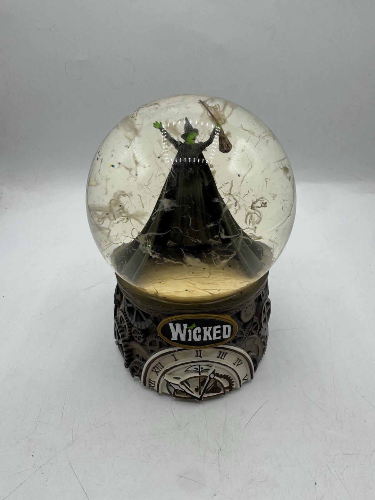 2003 WICKED Broadway Musical Wicked Witch/Elphaba “Defying Gravity” Snow Globe