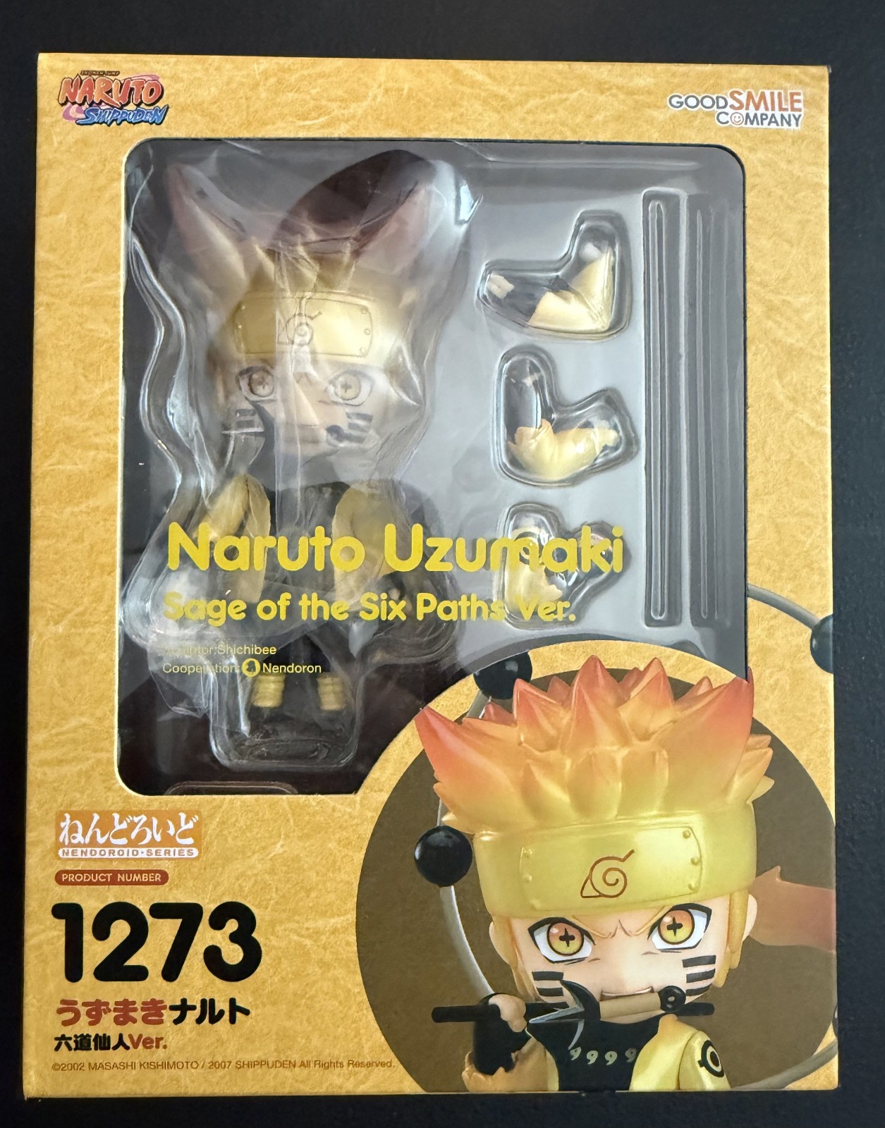 Nendoroid 1273- Naruto Uzumaki: Sage of the Six Paths Ver- Good Smile- Authentic