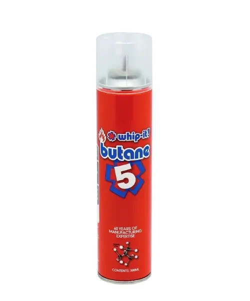 Whip-It Butane 5x Refined Fuel 300ml Single Can Lighter Refill New
