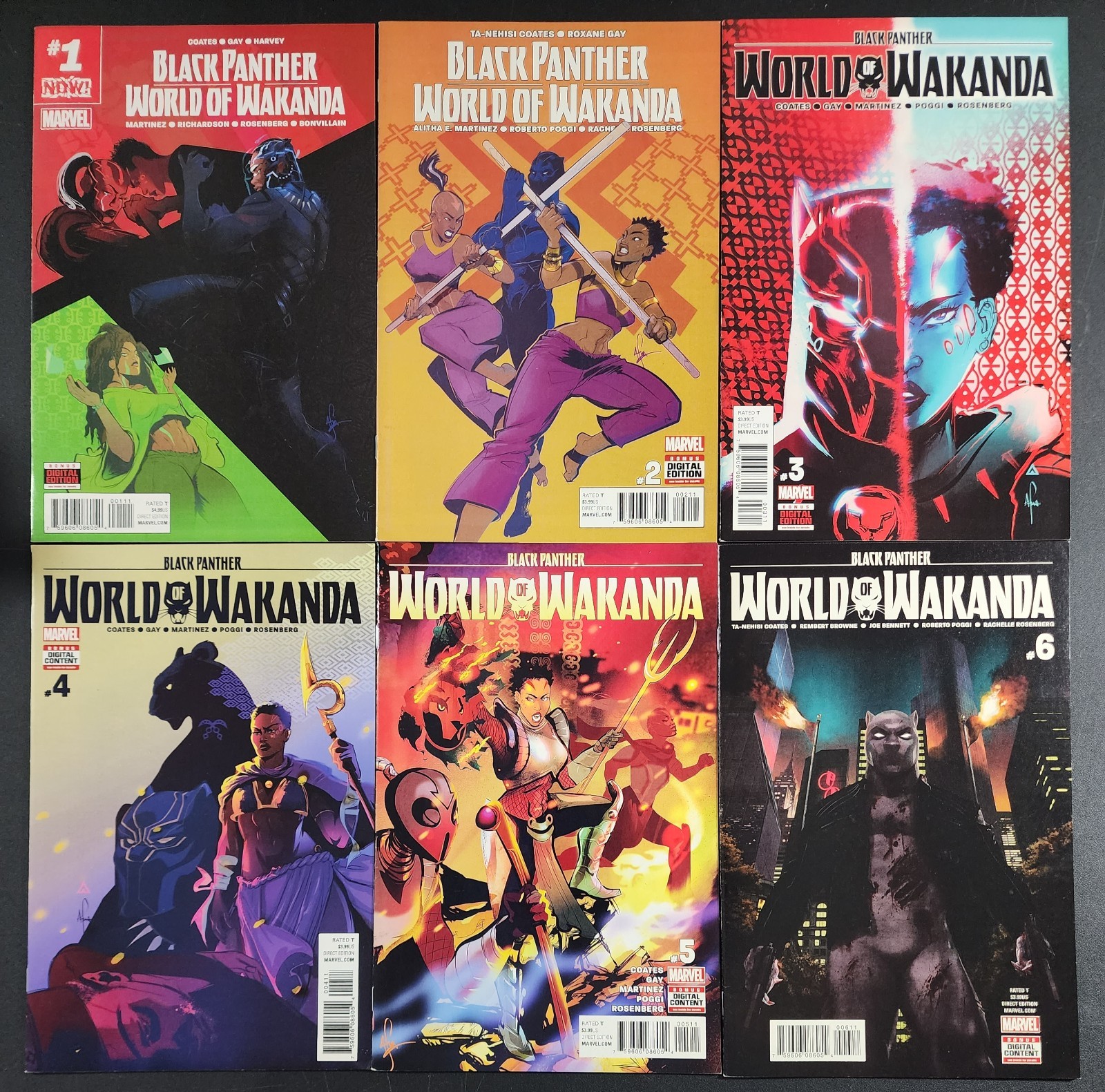 Black Panther: World Of Wakanda #1-6  NM  Marvel 2017  Complete Series