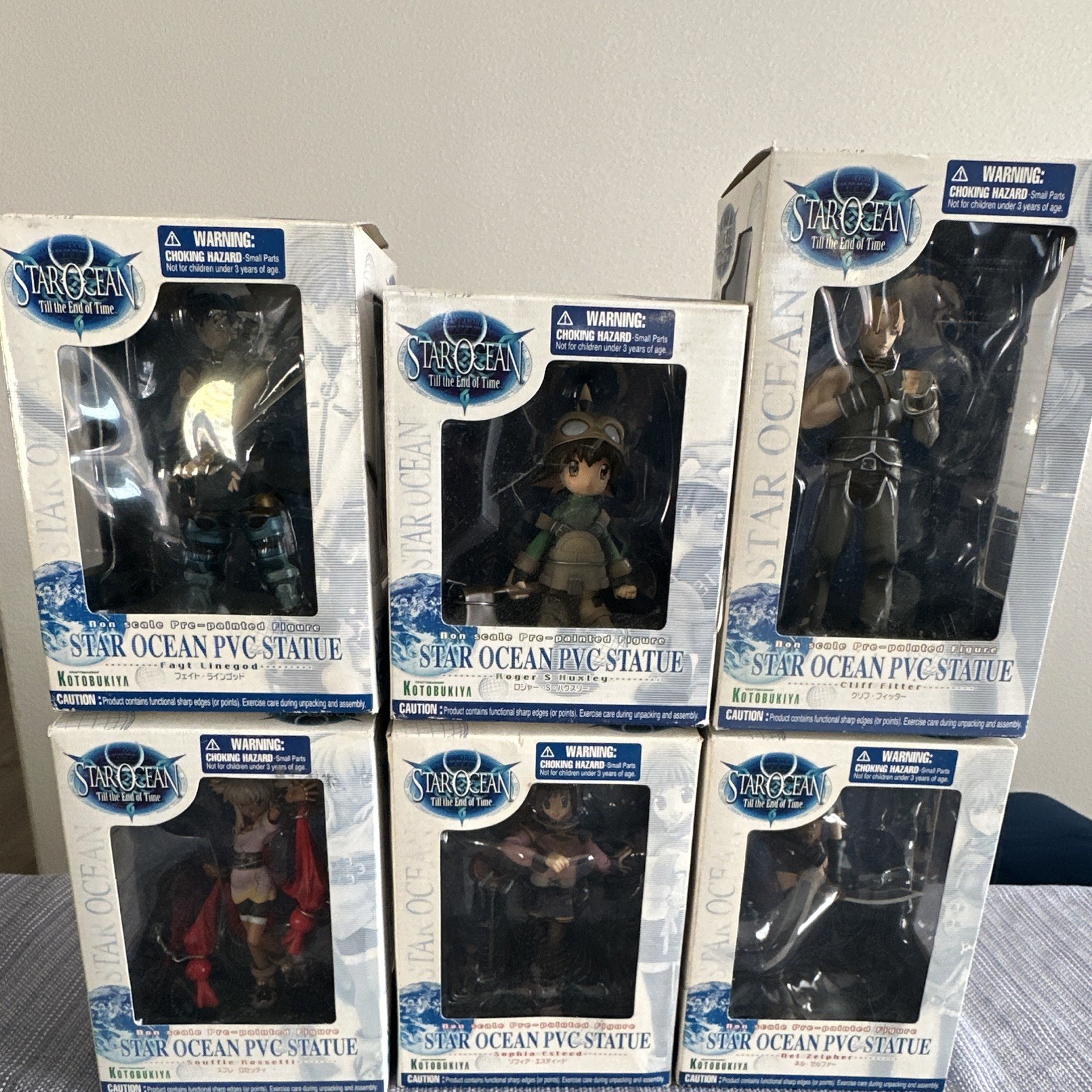 Kotobukiya Star Ocean Till the End of Time Full Set - Hard to find 2005