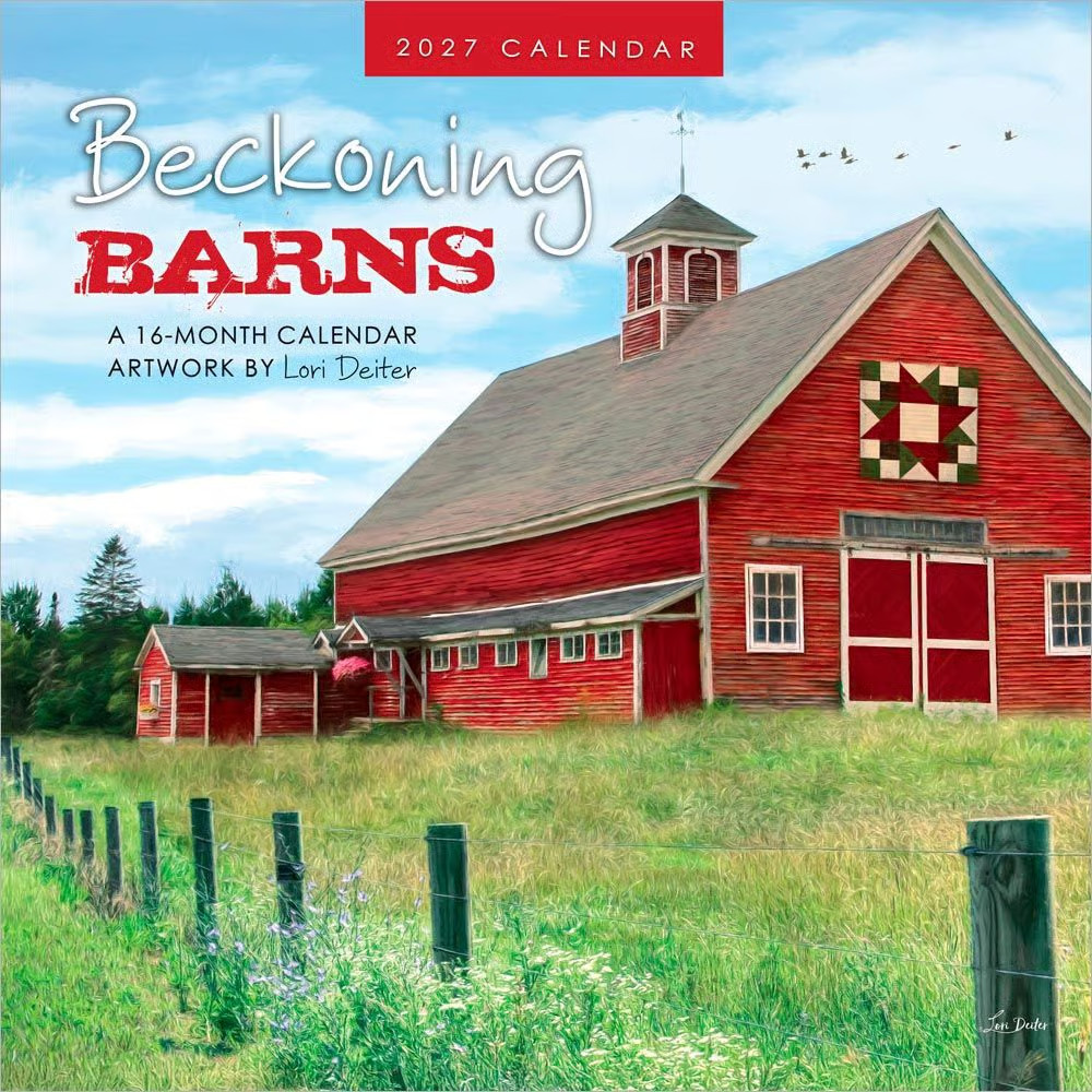 BrownTrout, Beckoning Barns 2027 Wall Calendar BrownTrout, Beckoning Barns 2027 Wall Calendar