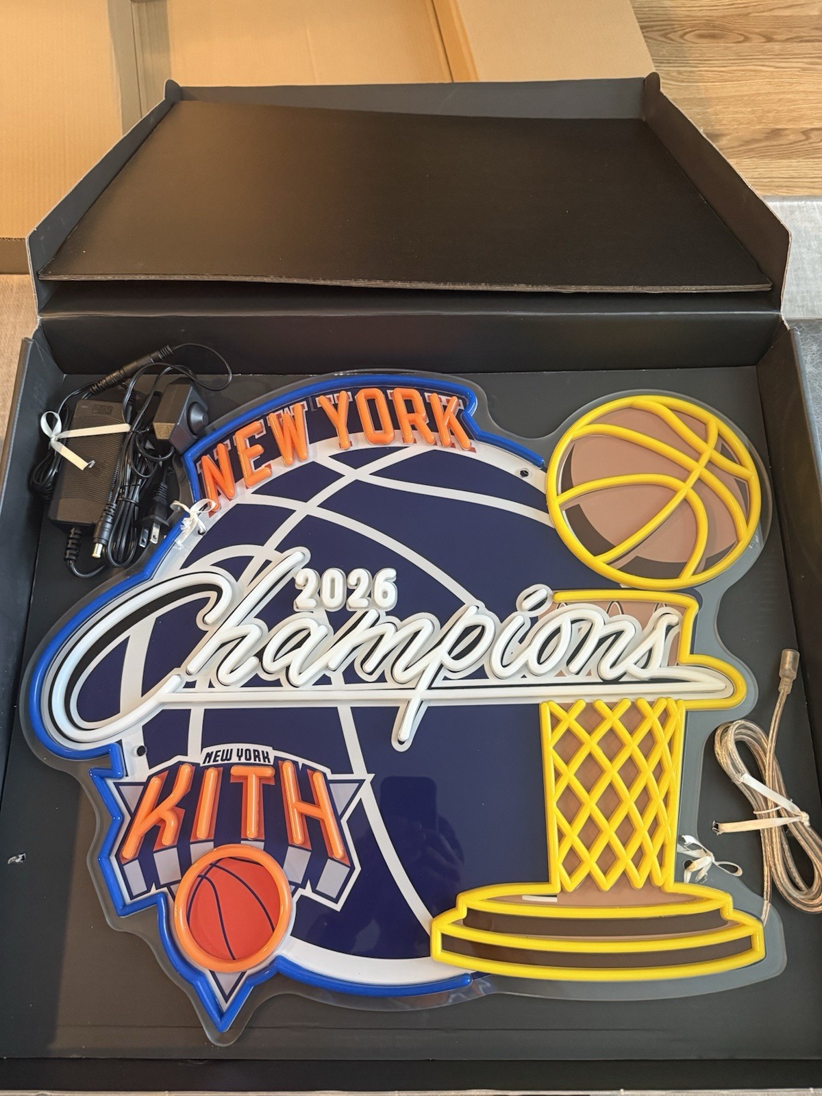 KITH New York Knicks 2026 NBA Champions YellowPop Light Ships Now KITH New York Knicks 2026 NBA Champions YellowPop Light Ships Now