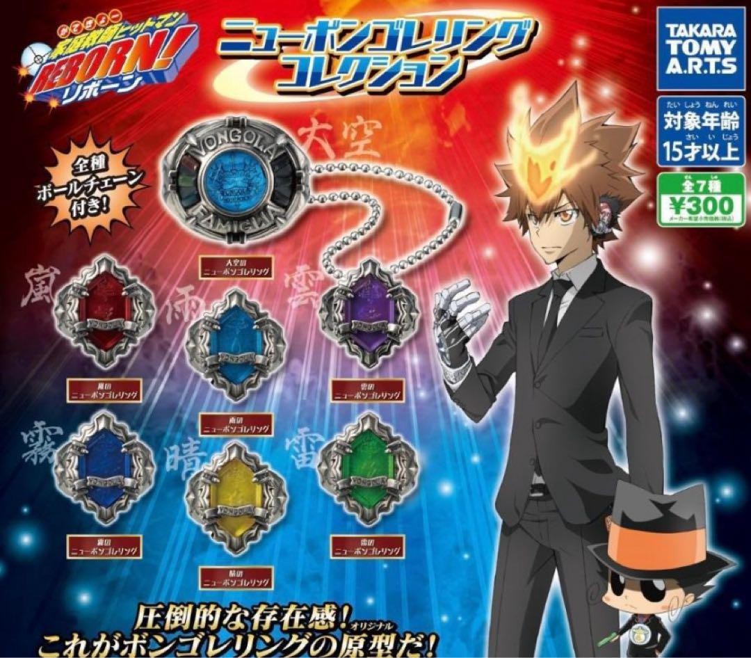 Katekyo Hitman REBORN Vongola Ring Bulk Sale Collector\'s Item Vongola FamilyC005
