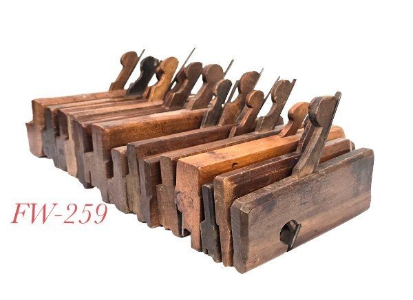 wood wooden large lot MOLDING PLANE TOOLS SIDE BEADS others American and English