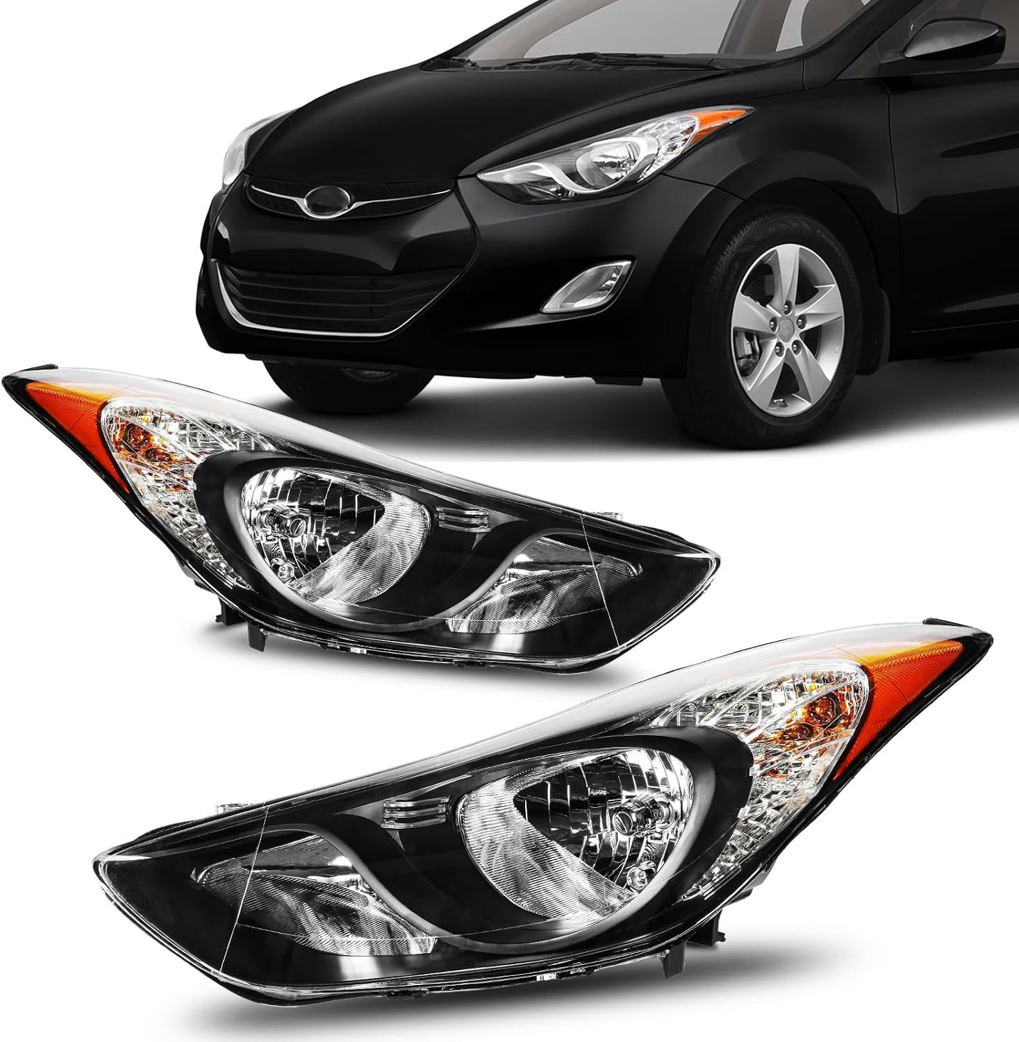 Headlights Assembly for Hyundai Elantra 2011-2013 1.8L Headlights Assembly for Hyundai Elantra 2011-2013 1.8L