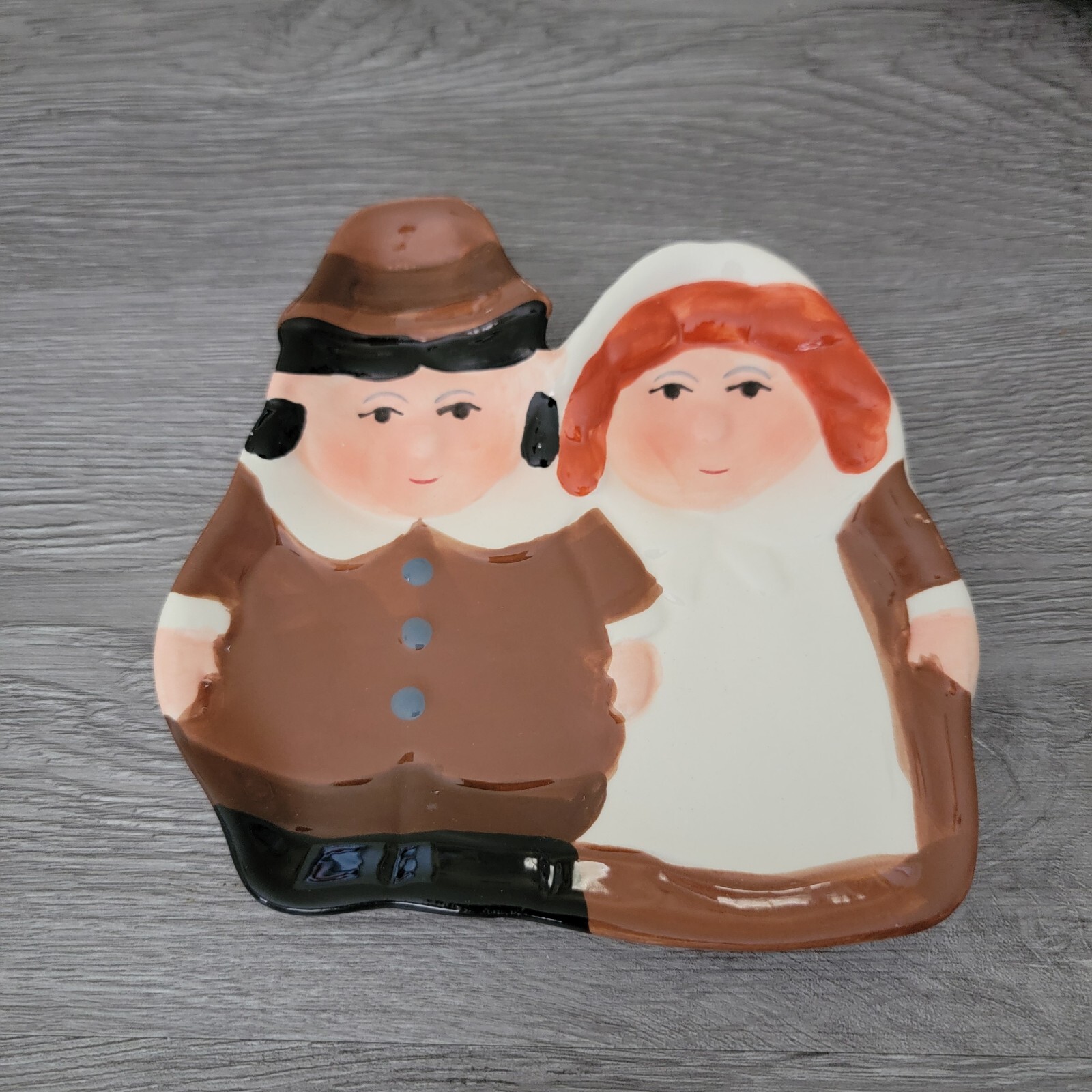 Publix 2023 Thanksgiving Pilgrim Spoon Rest Lilgrims Ceramic Pilgrims NEW