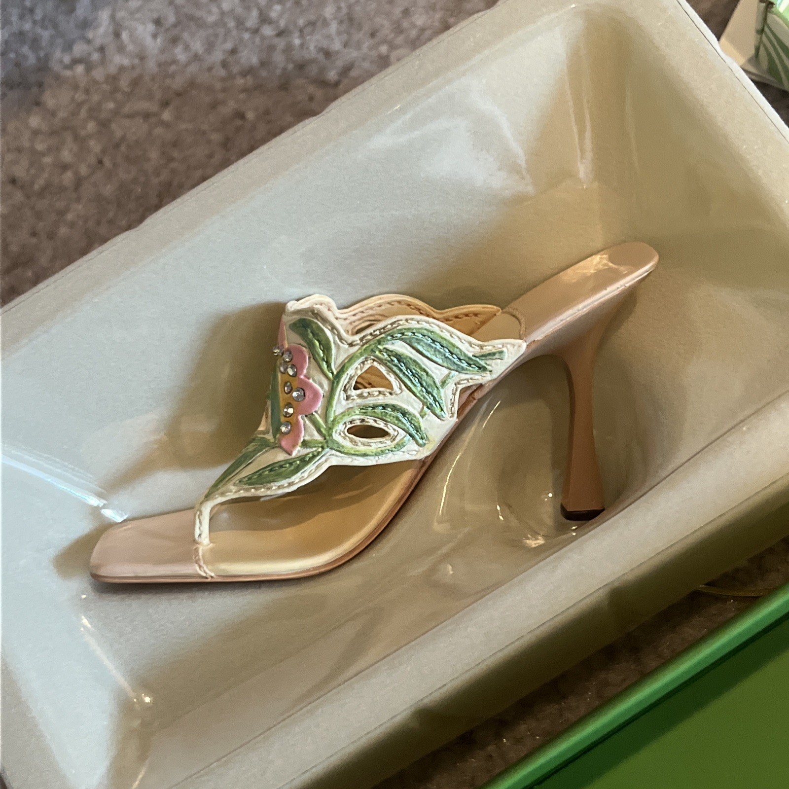 Vintage 2002 Just The Right Shoe Sunday Best #25376 Gift Box Vintage Collectable