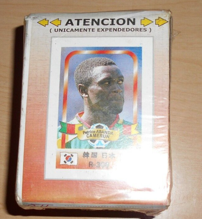 RARE Box 100 Unopened Cards Album /CAMPEONATO  Mundial de Futbol 2002 /REYAUCA-