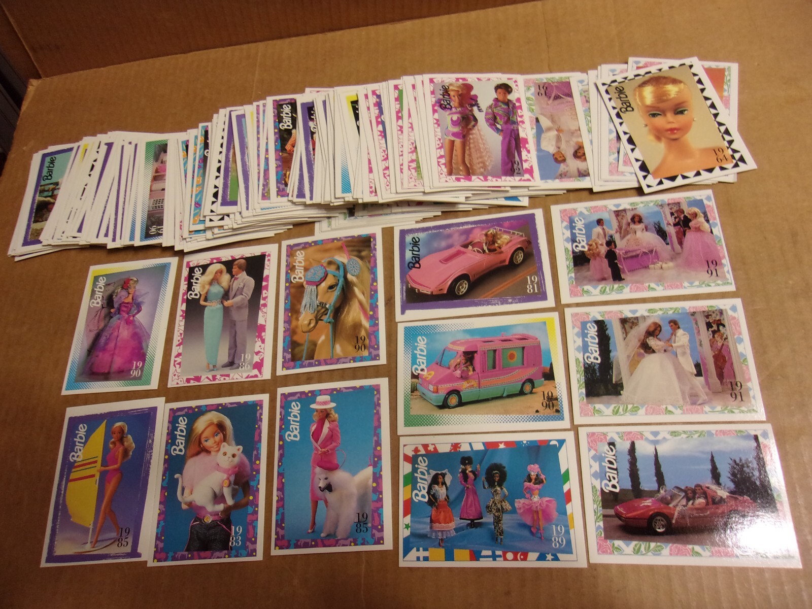 1992 Barbie & Friends Full 198 Trading Card Base Set Mattel Panini No Box Nice