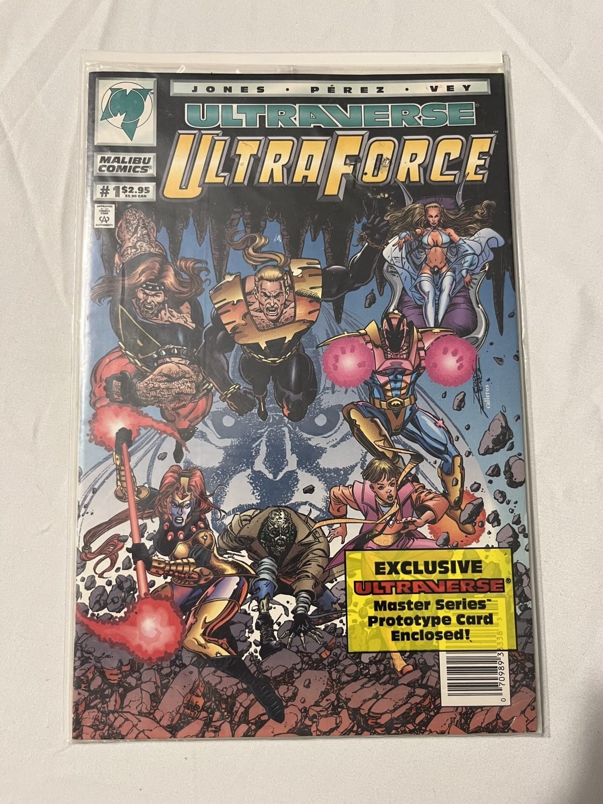 Ultraverse Ultraforce #1 Malibu Comics 1993 Sealed Poly Bag w Card NM Condition