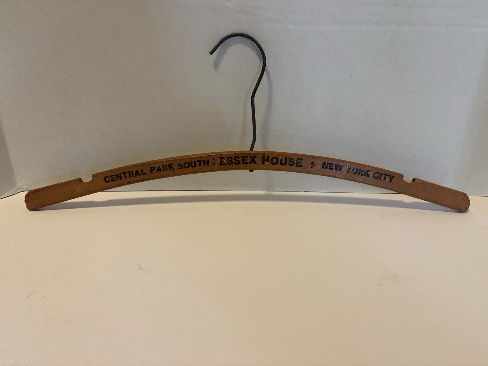Vintage Central Park South Essex House New York City Coat Hanger AS IS