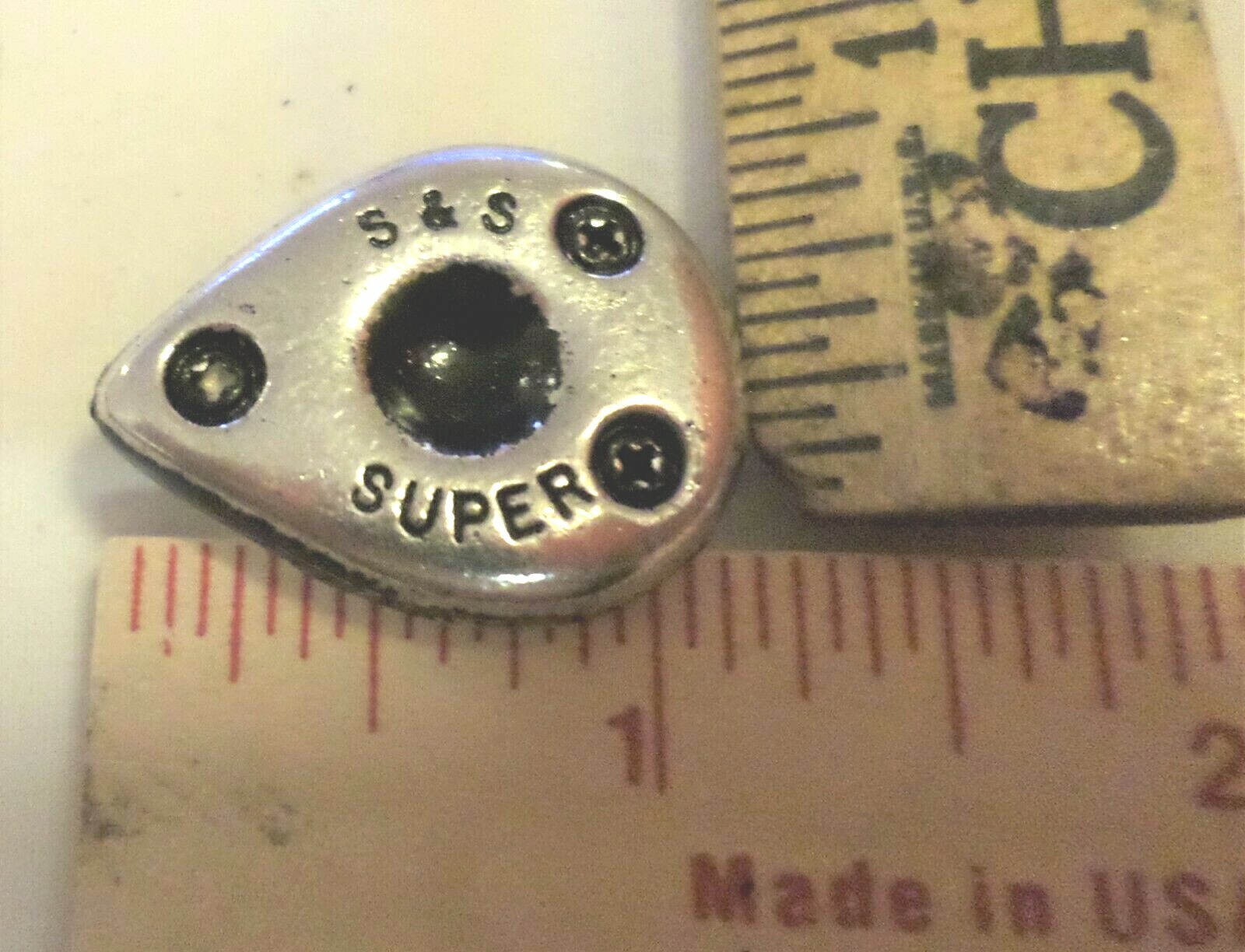 S&S air cleaner pin vintage collectible old Harley Shovelhead motorcycle pinback