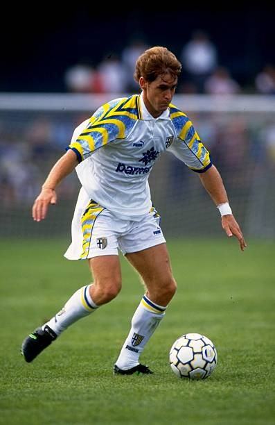 Roberto Mussi of Parma AC v Rovereto Ennio Tardini Stadium Parma I- Old Photo