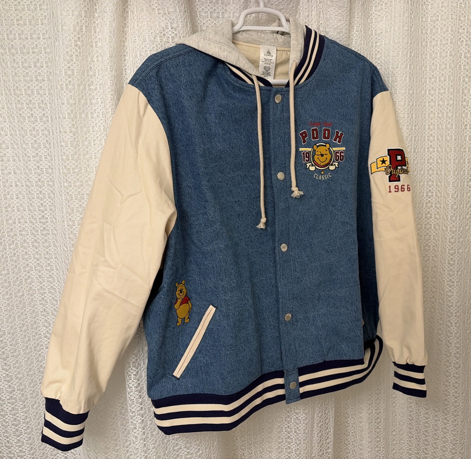 Winnie The Pooh and Pals Varsity Jacket for Adults XXL Disney Store NWT